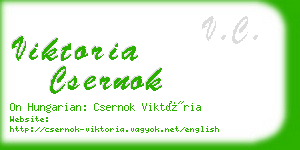 viktoria csernok business card